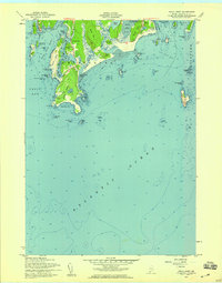 Small Point 1957 topographic map preview