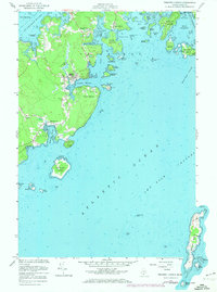 Tenants Harbor 1955 topographic map thumbnail