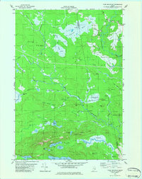 Tunk Mountain 1982 topographic map thumbnail