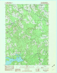 West Corinth 1982 topographic map thumbnail