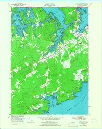 West Lubec 1949 topographic map thumbnail