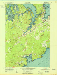 West Lubec 1951 topographic map thumbnail