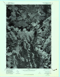 Witham Mountain 1979 topographic map thumbnail