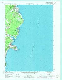 York Beach 1956 topographic map thumbnail