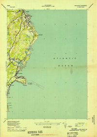 York Beach 1944 topographic map thumbnail