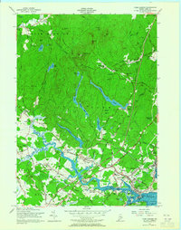 York Harbor 1956 topographic map thumbnail