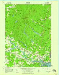York Harbor 1956 topographic map thumbnail