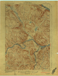 Allagash 1933 topographic map thumbnail