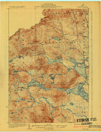 Attean 1925 topographic map thumbnail