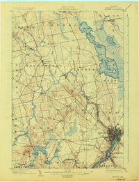 Bangor 1902 topographic map thumbnail