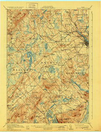 Belfast 1917 topographic map thumbnail