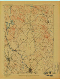 Berwick 1893 topographic map preview