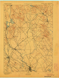 Berwick 1893 topographic map preview