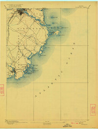 Biddeford 1893 topographic map thumbnail