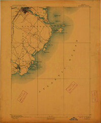 Biddeford 1893 topographic map thumbnail