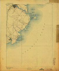 Biddeford 1893 topographic map thumbnail
