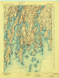 Boothbay 1893 topographic map thumbnail