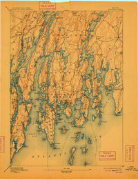 Boothbay 1893 topographic map thumbnail