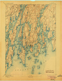 Boothbay 1893 topographic map thumbnail