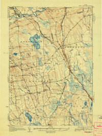 Boyd Lake 1933 topographic map thumbnail