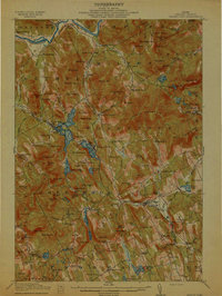 Bryant Pond 1914 topographic map thumbnail