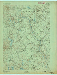 Buxton 1891 topographic map thumbnail