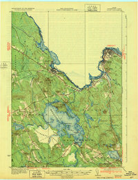 Calais 1932 topographic map thumbnail