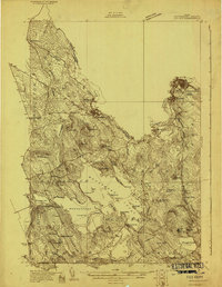 Calais 1929 topographic map thumbnail