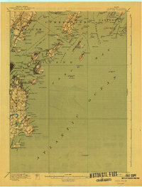 Casco Bay 1916 topographic map thumbnail