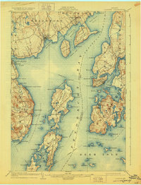 Castine 1904 topographic map thumbnail