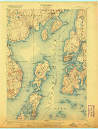 Castine 1904 topographic map thumbnail