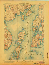 Castine 1904 topographic map thumbnail