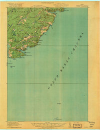 Cutler 1918 topographic map preview