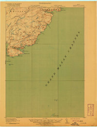 Cutler 1918 topographic map preview