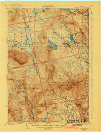 Dead River 1928 topographic map thumbnail