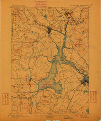Dover 1893 topographic map thumbnail