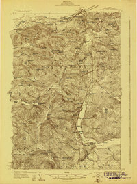 Eagle Lake 1928 topographic map thumbnail
