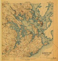Eastport 1908 topographic map thumbnail