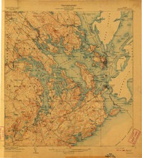 Eastport 1908 topographic map thumbnail