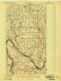 Fort Fairfield 1933 topographic map thumbnail