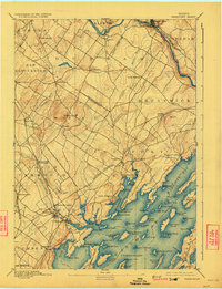 Freeport 1892 topographic map thumbnail