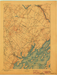Freeport 1892 topographic map thumbnail