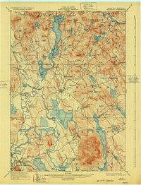Fryeburg 1911 topographic map thumbnail