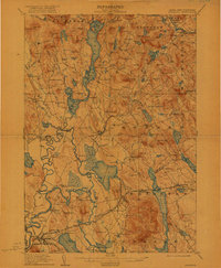 Fryeburg 1911 topographic map thumbnail
