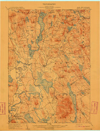 Fryeburg 1911 topographic map thumbnail
