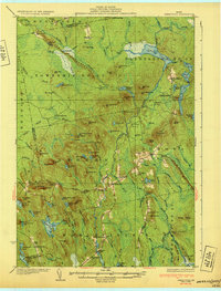 Great Pond 1932 topographic map thumbnail