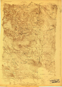 Katahdin 1927 topographic map thumbnail