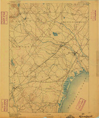 Kennebunk 1891 topographic map thumbnail