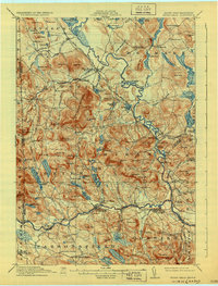 Kezar Falls 1911 topographic map thumbnail