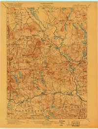 Kezar Falls 1911 topographic map thumbnail